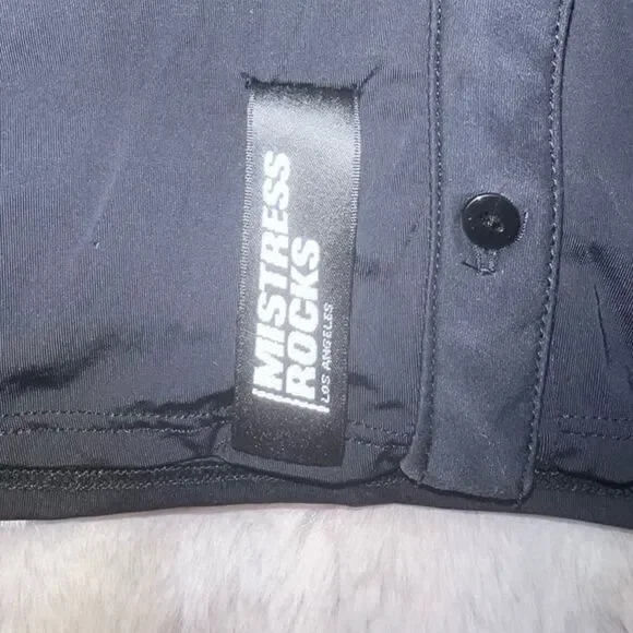 Sexy MistressRocks MARQUIS Black Long Sleeve Mini Dress - Picture 8 of 12